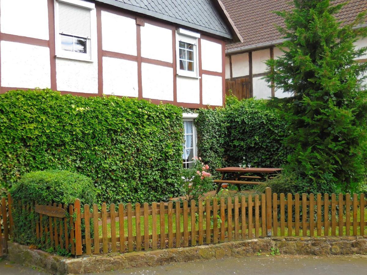 Small Apartment In Hesse With Terrace And Garden Frielendorf Luaran gambar